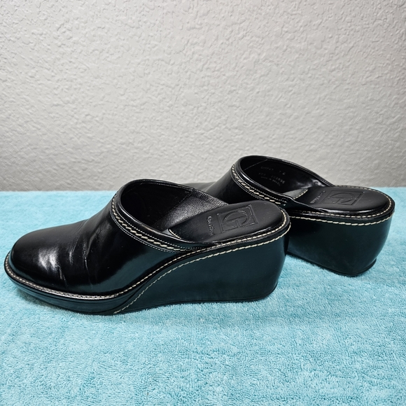 Cole Haan Elyssa Black Leather Mules Size 7 - Picture 5 of 12